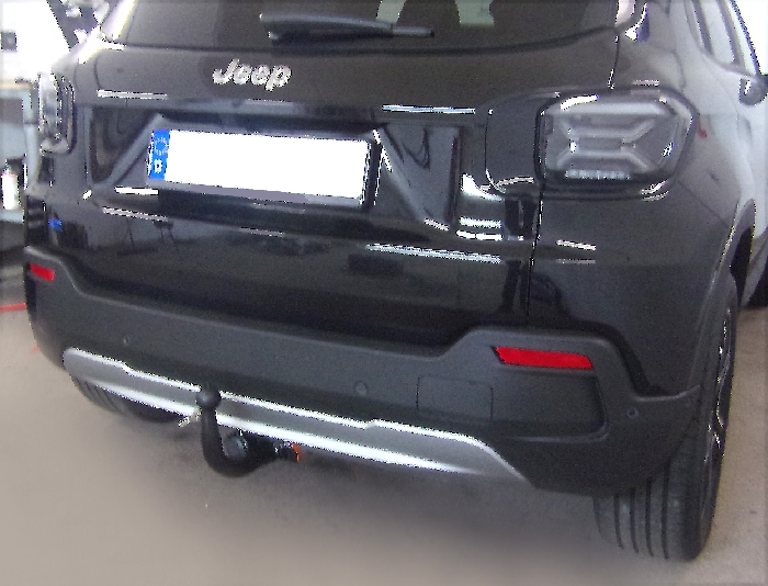 Anhängerkupplung für Jeep-Avenger Elektro (inkl. Longitude, inkl. Altitude), nur für Heckträgerbetrieb, Montage nur bei uns im Haus, Baureihe 2023- V-abnehmbar