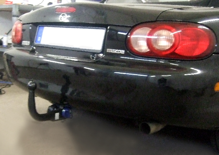 Anhängerkupplung für Mazda-MX 5, NB nur für Heckträgerbetrieb, Montage nur bei uns im Haus, Baureihe 1997-2005 V-abnehmbar