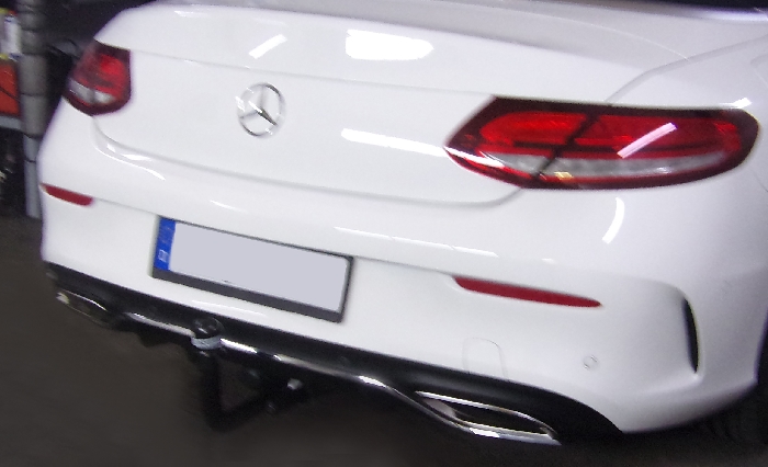 Anhängerkupplung für Mercedes-C-Klasse Cabrio A205, spez. m. AMG Sport o. Styling Paket, Baureihe 2018- V-abnehmbar