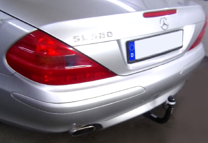 Anhängerkupplung für Mercedes-SL R 230 II, nur für Heckträgerbetrieb, Montage nur bei uns im Haus, Baureihe 2006-2008 V-abnehmbar