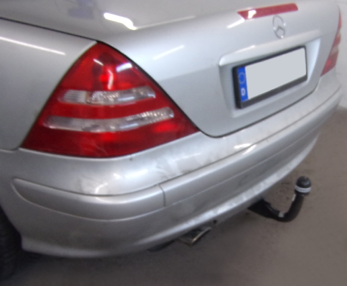 Anhängerkupplung für Mercedes-SLK R170, nur für Heckträgerbetrieb, Montage nur bei uns im Haus, Baureihe 1996- V-abnehmbar