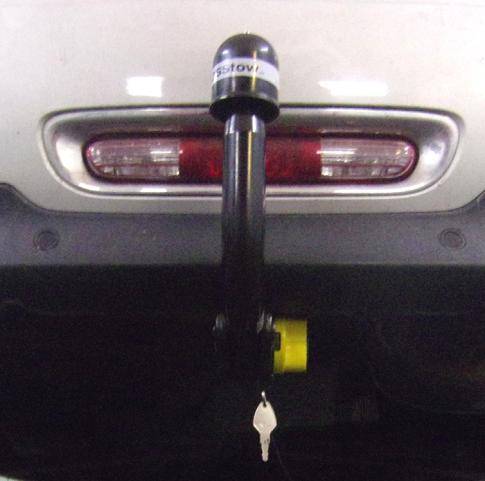 Anhängerkupplung für MINI-One, One D, Cooper R57 Cabrio, spez. Fzg. o. Anhängelastfreigabe, nur für Heckträgerbetrieb, Baureihe 2009-2016 V-abnehmbar