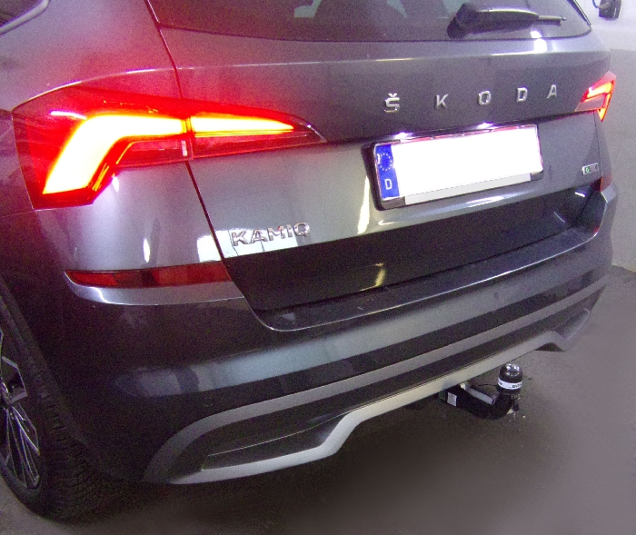 Anhängerkupplung für Skoda-Kamiq spez. G-Tec, nur für Heckträgerbetrieb, Baureihe 2019-2023 V-abnehmbar