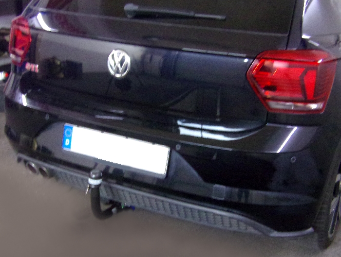 Anhängerkupplung für VW-Polo (AW) Schrägheck, spez. GTI, Baureihe 2017-2021 V-abnehmbar