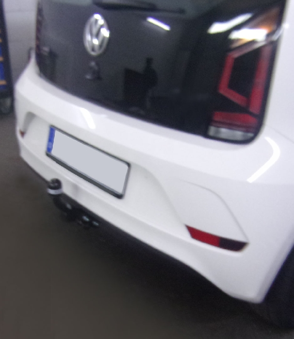 Anhängerkupplung für VW-Up nicht Erdgas, nicht eUp, nicht GTI, nur für Heckträgerbetrieb, Baureihe 2016- starr
