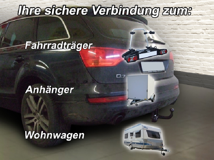 Anhängerkupplung für Audi-Q7, Baureihe 2015-2023 starr
