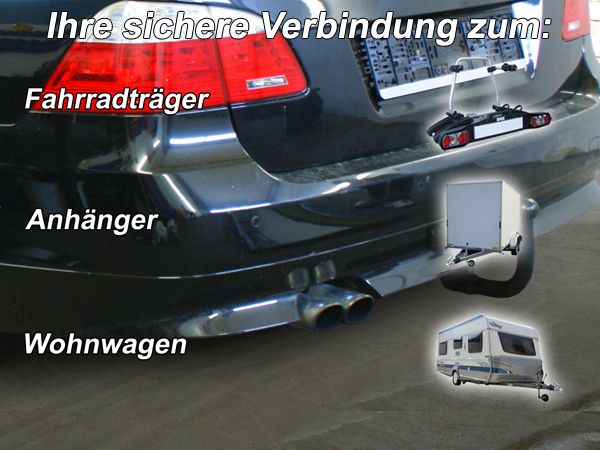 Anhängerkupplung für BMW-5er Touring E61, Baureihe 2007- V-abnehmbar