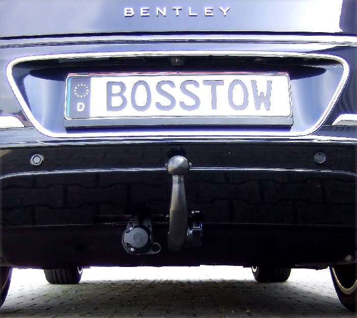 Anhängerkupplung für Bentley-GTC Cabrio, nur für Heckträgerbetrieb, Montage nur bei uns im Haus, Baureihe 2018- V-abnehmbar