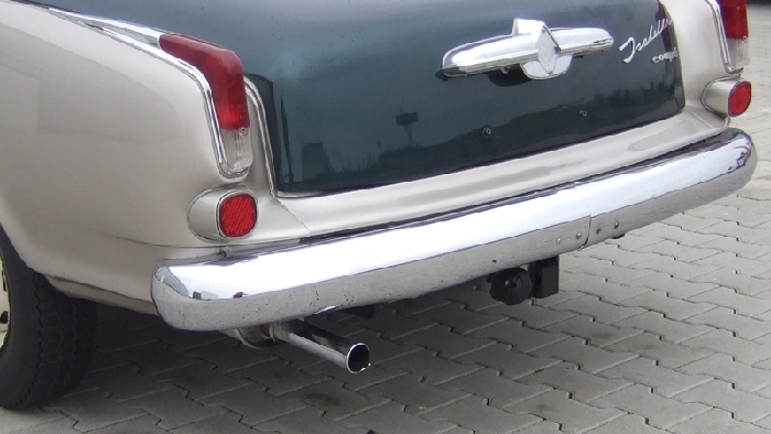 Anhängerkupplung für Borgward-Isabella Coupe, Cabrio, Baureihe 1954-1962 abnehmbar