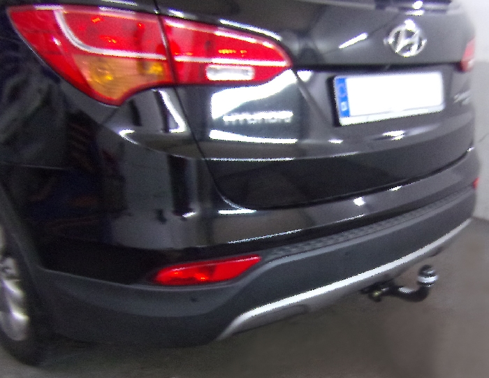 Anhängerkupplung für Hyundai-Santa Fe DM, ohne Elektrosatzvorbereitung, Baureihe 2012-2018 abnehmbar