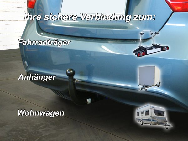 Anhängerkupplung für Mercedes-B-Klasse W246, Baureihe 2011-2014 V-abnehmbar