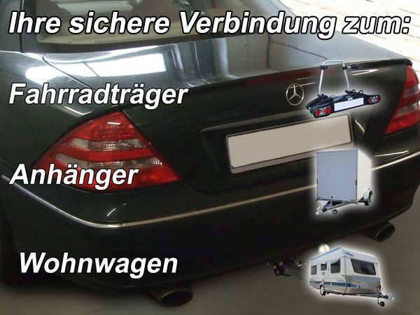 Anhängerkupplung für Mercedes-CL C215, 500, 600, Baureihe 1999-2005 abnehmbar