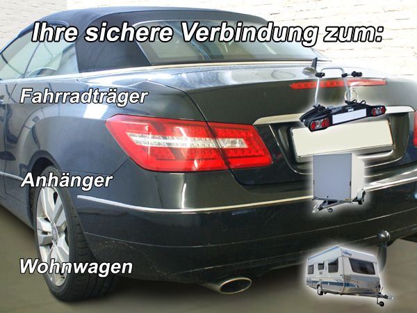 Anhängerkupplung für Mercedes-E-Klasse Coupe, Cabrio, C207, A207, Baureihe 2009- V-abnehmbar