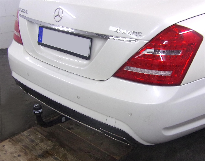 Anhängerkupplung für Mercedes-S-Klasse W221, spez. m. AMG Sport o. Styling Paket, Baureihe 2006- V-abnehmbar