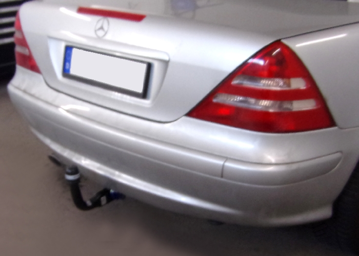 Anhängerkupplung für Mercedes-SLK R170, nur für Heckträgerbetrieb, Montage nur bei uns im Haus, Baureihe 1996- V-abnehmbar