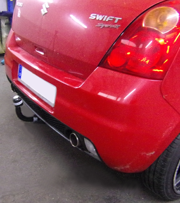 Anhängerkupplung für Suzuki-Swift Fließheck (MZ) Sport 2 WD, Baureihe 2005-2010 abnehmbar