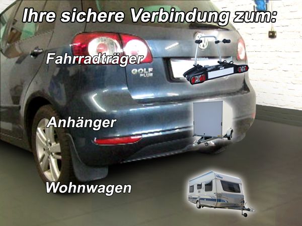Anhängerkupplung für VW-Golf VI Plus, Baureihe 2008- V-abnehmbar