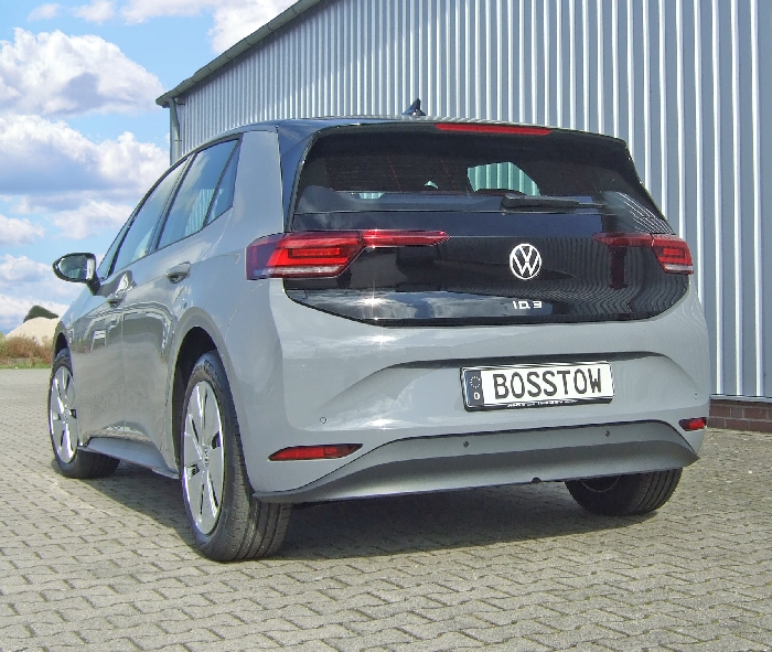 Anhängerkupplung für VW-ID 3 Heckträgeraufnahme, nur für Heckträgerbetrieb, Montage nur bei uns im Haus, Baureihe 2020-2023 V-abnehmbar