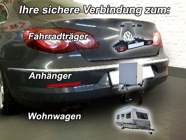 Anhängerkupplung für VW-Passat CC, Baureihe 2008-2011 V-abnehmbar