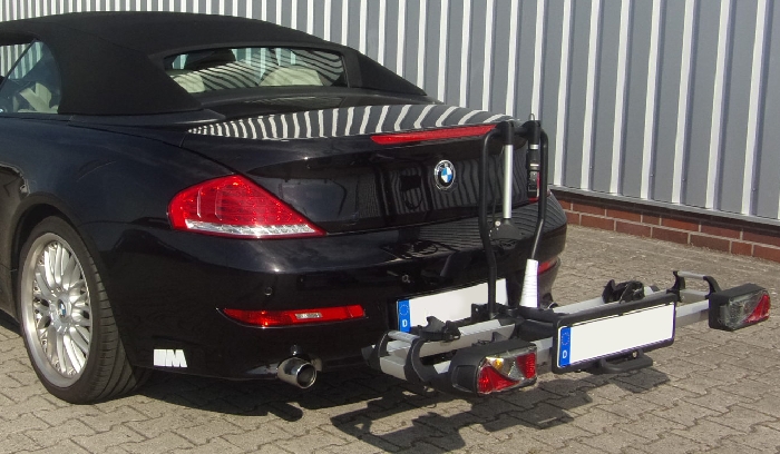 Anhängerkupplung für BMW-6er Coupe E63, Cabrio E64, nur für Heckträgerbetrieb, Montage nur bei uns im Haus, Baureihe 2004-2007 V-abnehmbar