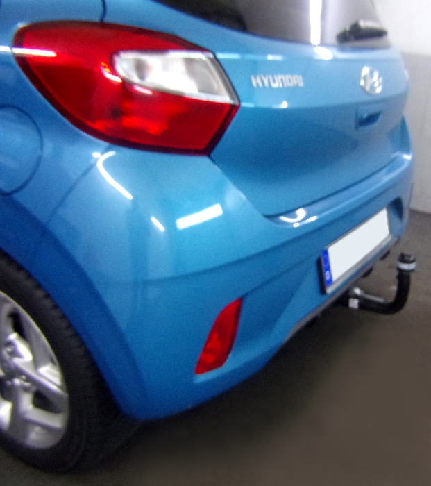 Anhängerkupplung für Hyundai-I10 Fließheck AC3, AI3, nur Fzg. mit Anhängelastfreigabe, Baureihe 2020-2023 V-abnehmbar