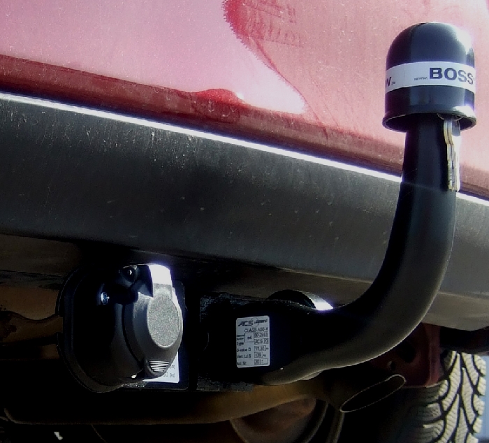 Anhängerkupplung für Toyota-Yaris Fließheck, speziell Hybrid, nur für Heckträgerbetrieb, Baureihe 2014-2020 V-abnehmbar