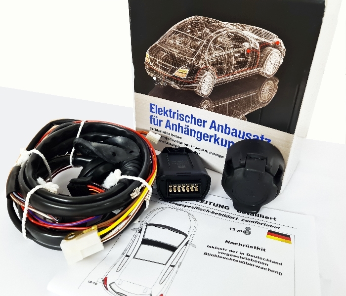 Elektrosatz 13 polig spezifisch für Audi Q4 E-Tron Sportback, Bj. 2020-